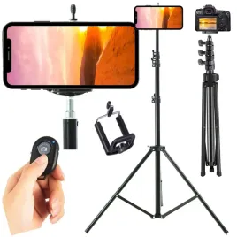 mocny-statyw-na-telefon-tripod-z-pilotem-210cm-wytrzymaly-stojak-na-aparat