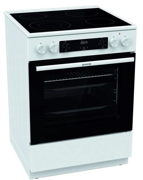 Kuchnia ceramiczna Gorenje GECS6C70WC GRILL Termoobieg Para AirFry 71L 60cm