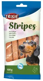 smaczna-przekaska-dla-psa-stripes-drob-100g-10szt-bez-cukru-trixie