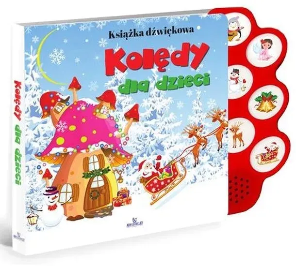 Kolędy dla dzieci Monika Matusiak książka z przyciskami grająca