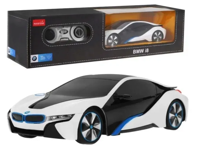 ZDALNIE STEROWANY SAMOCHÓD AUTO RC PILOT LED RASTAR BMW i8-UV POJAZD