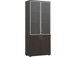 regal-biurowy-s7-wenge-z-witryna-i-drzwi-185x80x38-cm-meble-system-biuro