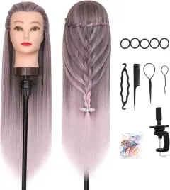 glowa-treningowa-z-wlosami-syntetycznymi-ombre-do-stylizacji