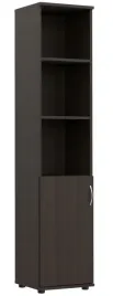 regal-biurowy-s17-wenge-z-drzwiczkami-185x40x38-cm-lewostronny