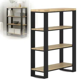 regal-debowy-do-salonu-pokoju-biura-polki-szafka-90-x-120-x-35-cm