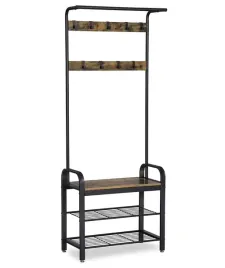 wieszak-stojak-na-ubrania-regal-na-buty-drewniany-loft