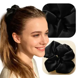 gumka-scrunchie-do-wlosow-100percent-jedwab-naturalny-morwowy-czarna-16momme-5cm