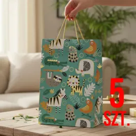 5-pak-torebka-torba-ozdobna-na-prezent-papierowa-zestaw-zwierzatka