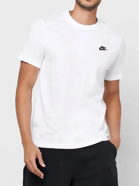 KOSZULKA męska NIKE AR4997-101 bawełniana t shirt biała Rozmiar .S