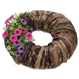 zloty-wianek-z-kory-wieniec-nagrobny-otwarty-z-folia-na-kwiaty-balkon-30-cm