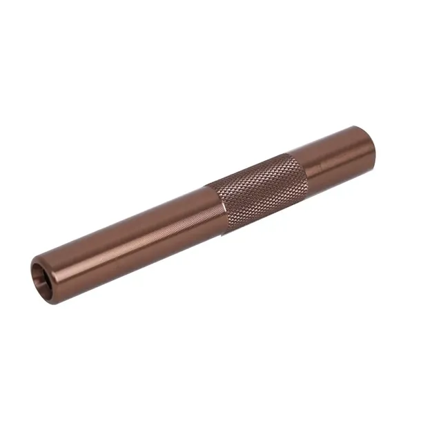 Snorter aluminium 7cm MIX KOLOR Rurka do tabaki średnica 9mm