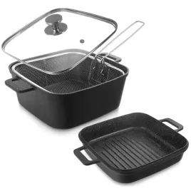 garnki-granitowe-4-el-ze-szklana-pokrywka-patelnia-grillowa-koszyczkiem