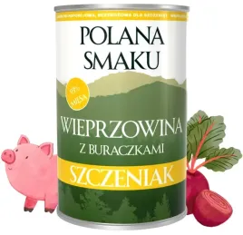 polana-smaku-wieprzowina-z-burakiem-400g-karma-monoproteinowa-szczeniak