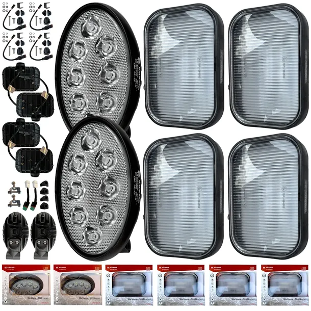 ZESTAW LAMP ROBOCZYCH LAMPA ROBOCZA LED CASE IH CNH PUMA MAXXUM MX CVX CS