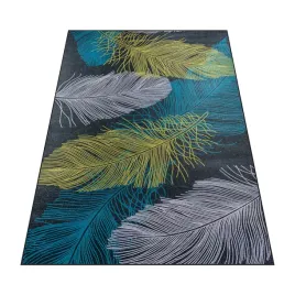 dywan-120x170-czarny-niebieski-zolty-piora-do-salonu-pokoju-antyposlizgowy