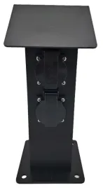 slupek-elektryczny-grafitowy-stylowy-4-gniazdem-jednofazowym