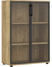 regal-biurowy-z-witryna-s35-dab-craft-115x80x38-cm-szklo-aluminiowa-ramka