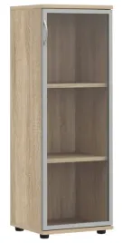 regal-biurowy-witryna-z-drzwiczkami-s42-dab-sonoma-115x80x38-cm