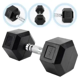 hantel-ogumowany-trexo-hex-10-kg-antyposlizgowosc-heksagonalne-solidne