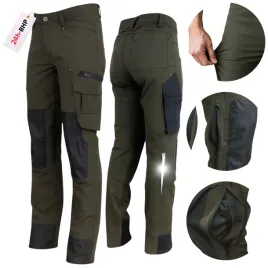 spodnie-robocze-elastyczne-stretch-meskie-bhp-ochronne-mocne-bojowki-khaki