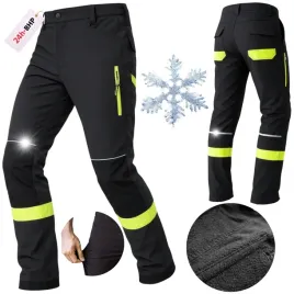 ocieplane-spodnie-robocze-softshell-bhp-ochronne-elastyczne-spandex-czarne