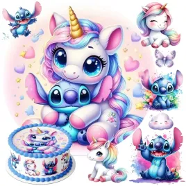 oplatek-na-tort-lilo-i-stich-jednorozec-unicorn-urodziny-tekst-zestaw