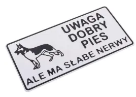 tabliczka-ostrzegawcza-15x285cm-informacyjna-metal-uwaga-dobry-pies