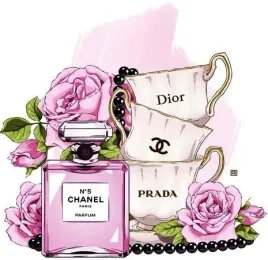 wydruk-cukrowy-na-tort-masa-cukrowa-chanel-perfumy-urodziny