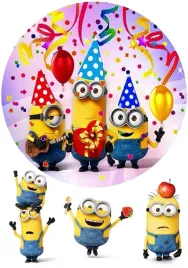 oplatek-na-tort-minionki-zestaw-postaci-tekst