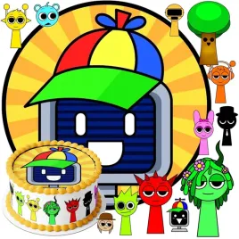 oplatek-na-tort-incredibox-sprunki-dekoracja-urodziny-tekst-zestaw