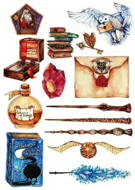 wydruk-cukrowy-na-tort-masa-cukrowa-harry-potter-hedwiga-urodziny