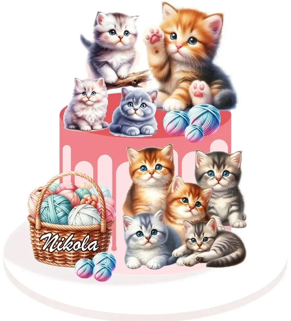 wydruk-cukrowy-masa-kotki-kotek-kot-tort-urodziny-zestaw-postaci-tekst-kolor-wielokolorowy