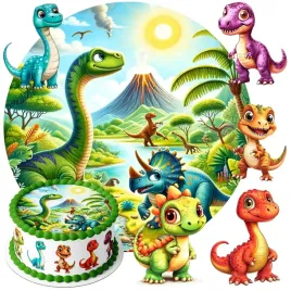 oplatek-na-tort-dinozaury-dinozaur-dekoracja-jadalna-urodziny-zestaw-tekst