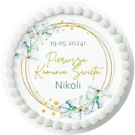 komunia-oplatek-na-tort-komunijny-okrag-napis