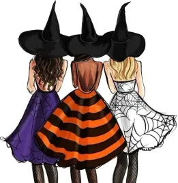 wydruk-cukrowy-na-tort-masa-halloween-czarownica-dziewczyna-urodziny