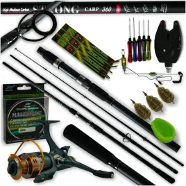 zestaw-karpiowy-wedka-karpiowa-kolowrotek-sygnalizator-zylka-koszyczki
