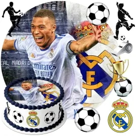 oplatek-na-tort-mbappe-real-madryt-pilka-nozna-tekst-zestaw