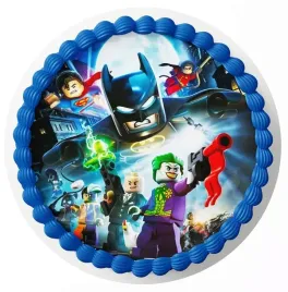 oplatek-na-tort-batman-superman-klocki-dekoracja-waflowa-napis-gratis
