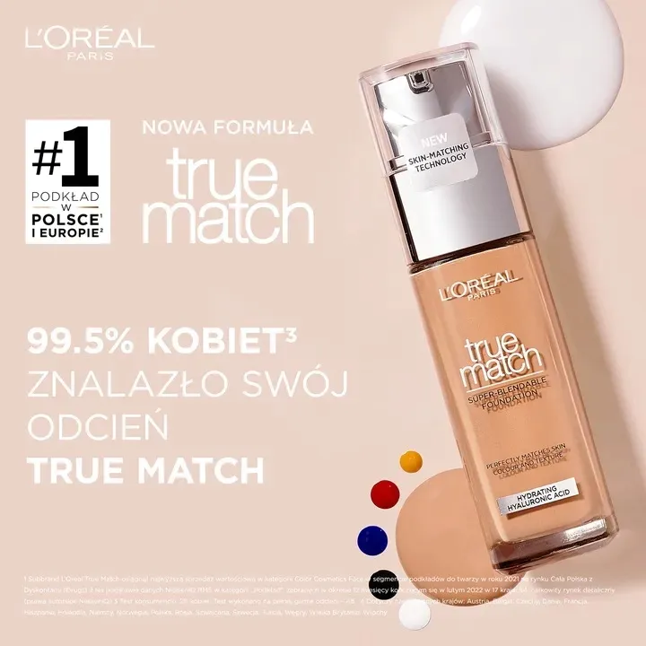 loreal-podklad-true-match-3r-3c-stan-nowy