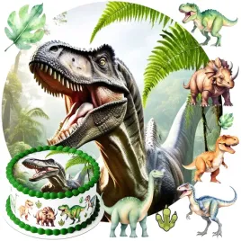 oplatek-na-tort-dinozaury-dinozaur-dekoracja-jadalna-urodziny-zestaw-tekst