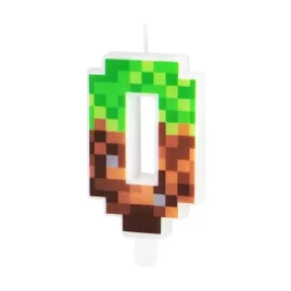 swieczka-urodzinowa-minecraft-piksele-creeper-tort-urodziny-cyfra-0