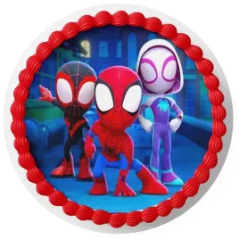 spidey-spiderman-oplatek-na-tort-z-napisem