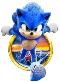 wydruk-cukrowy-na-tort-masa-sonic-blyskawica-dekoracja-jadalna-urodziny
