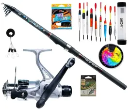 zestaw-wedkarski-splawikowy-wedka-jaxon-kolowrotek