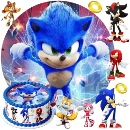 oplatek-na-tort-sonic-blyskawica-dekoracja-jadalna-urodziny-zestaw-tekst