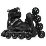 rolki-regulowane-raven-drill-black-34-37-stan-nowy