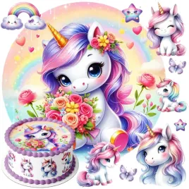 oplatek-na-tort-jednorozec-unicorn-tecza-urodziny-zestaw-tekst