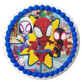 spidey-spiderman-oplatek-na-tort-z-napisem