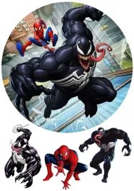 oplatek-na-tort-spiderman-venom-dekoracja-waflowa-jadalna-zestaw-postaci