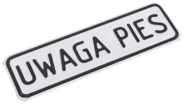 tabliczka-ostrzegawcza-6x20cm-informacyjna-metal-uwaga-pies